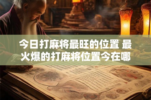 今日打麻将最旺的位置 最火爆的打麻将位置今在哪