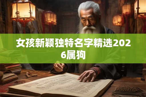 女孩新颖独特名字精选2026属狗