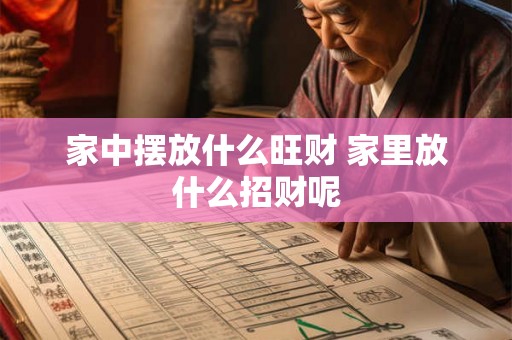 家中摆放什么旺财 家里放什么招财呢