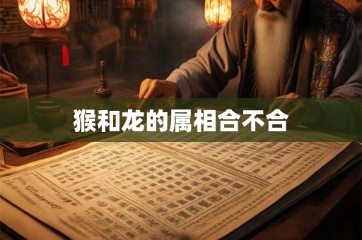 猴和龙的属相合不合