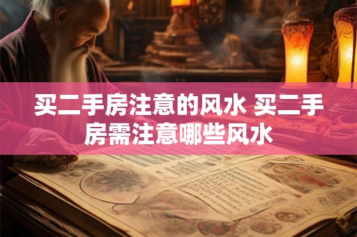 买二手房注意的风水 买二手房需注意哪些风水