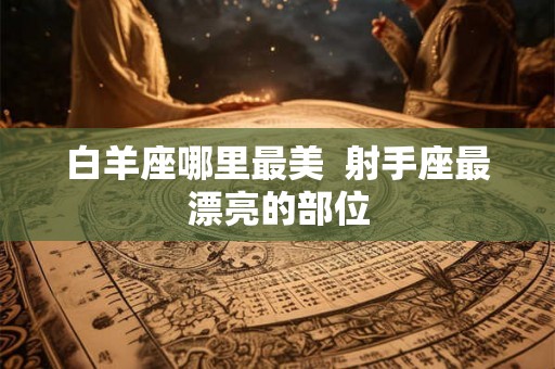 白羊座哪里最美  射手座最漂亮的部位