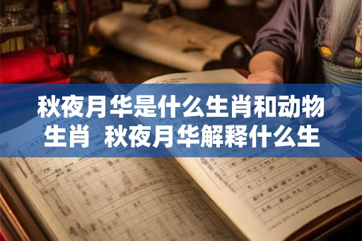 秋夜月华是什么生肖和动物生肖  秋夜月华解释什么生肖