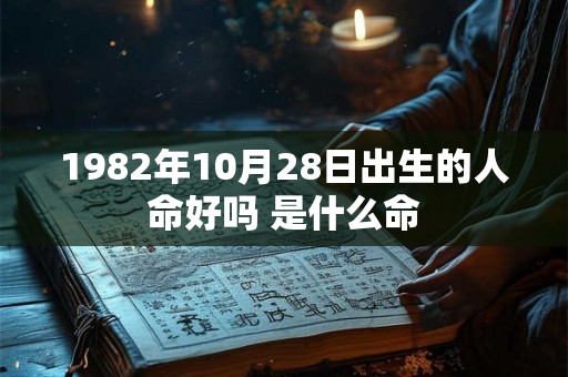 1982年10月28日出生的人命好吗 是什么命