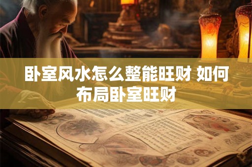 卧室风水怎么整能旺财 如何布局卧室旺财