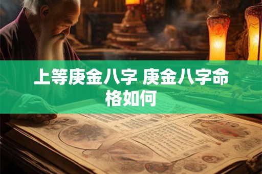 上等庚金八字 庚金八字命格如何 上等庚金八字 庚金八字命格如何