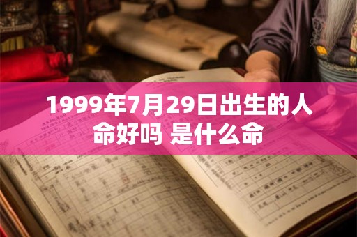 1999年7月29日出生的人命好吗 是什么命