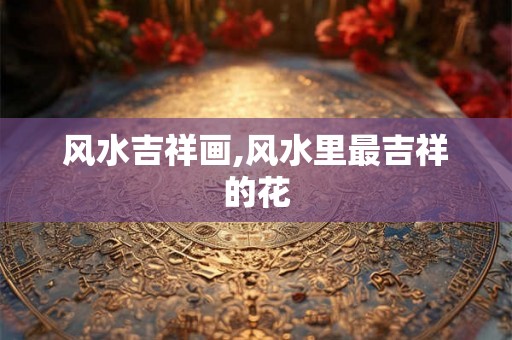 风水吉祥画,风水里最吉祥的花