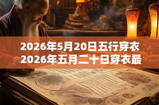 2026年5月20日五行穿衣 2026年五月二十日穿衣最佳五行