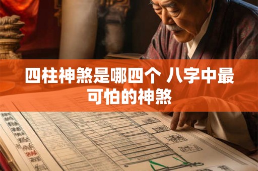 四柱神煞是哪四个 八字中最可怕的神煞
