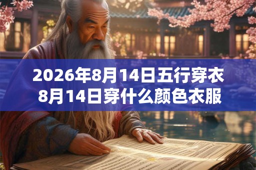 2026年8月14日五行穿衣 8月14日穿什么颜色衣服 2026年8月14日五行穿衣 8月14日穿什么颜色衣服
