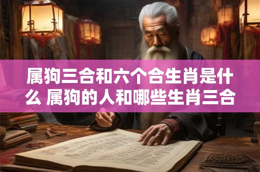 属狗三合和六个合生肖是什么 属狗的人和哪些生肖三合并六合