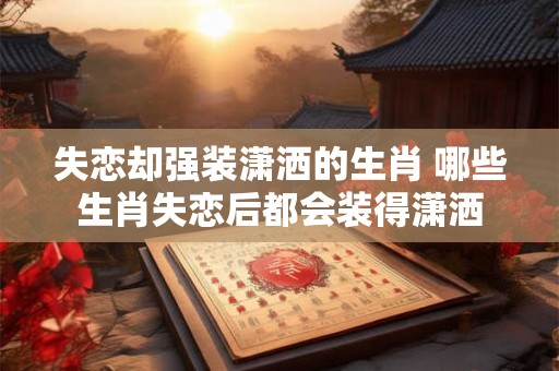 失恋却强装潇洒的生肖 哪些生肖失恋后都会装得潇洒