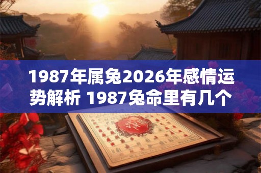 1987年属兔2026年感情运势解析 1987兔命里有几个孩子