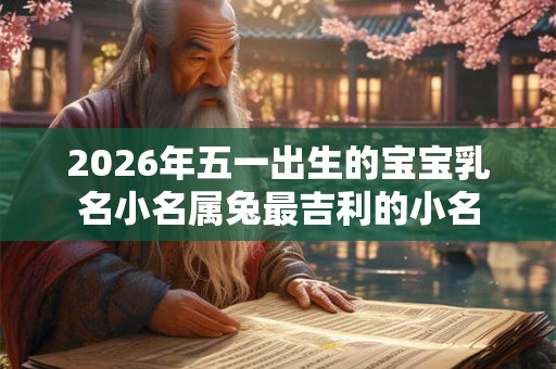 2026年五一出生的宝宝乳名小名属兔最吉利的小名