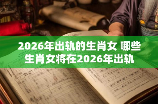 2026年出轨的生肖女 哪些生肖女将在2026年出轨 2026年出轨的生肖女 哪些生肖女将在2026年出轨