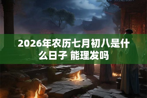2026年农历七月初八是什么日子 能理发吗 2026年农历七月初八是什么日子 能理发吗