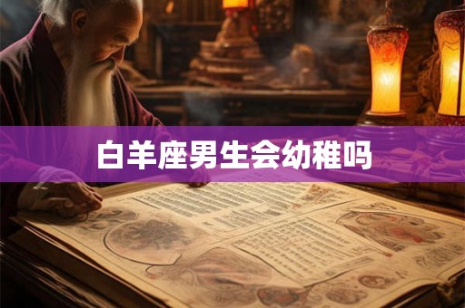 白羊座男生会幼稚吗