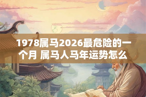 1978属马2026最危险的一个月 属马人马年运势怎么样