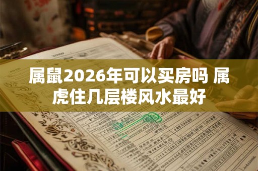 属鼠2026年可以买房吗 属虎住几层楼风水最好 属鼠2026年可以买房吗 属虎住几层楼风水最好