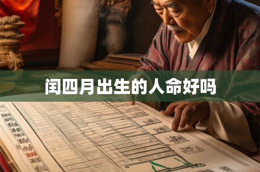 闰四月出生的人命好吗