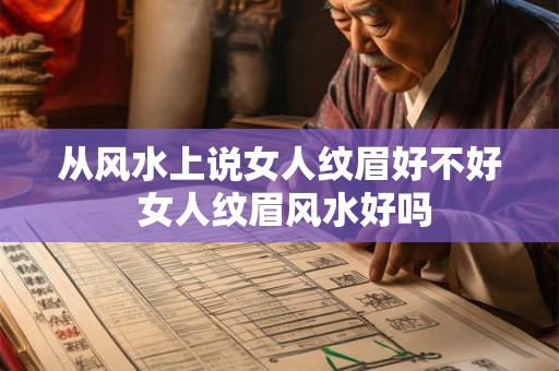从风水上说女人纹眉好不好 女人纹眉风水好吗 从风水上说女人纹眉好不好 女人纹眉风水好吗