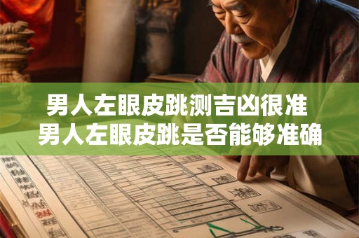 男人左眼皮跳测吉凶很准 男人左眼皮跳是否能够准确测出吉凶 男人左眼皮跳测吉凶很准 男人左眼皮跳是否能够准确测出吉凶