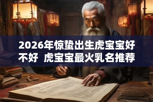 2026年惊蛰出生虎宝宝好不好  虎宝宝最火乳名推荐