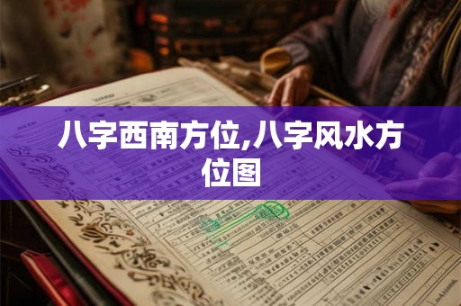 八字西南方位,八字风水方位图