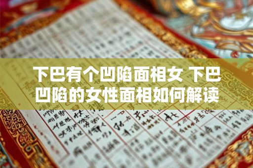 下巴有个凹陷面相女 下巴凹陷的女性面相如何解读 下巴有个凹陷面相女 下巴凹陷的女性面相如何解读