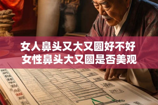 女人鼻头又大又圆好不好 女性鼻头大又圆是否美观