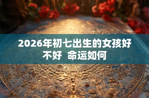 2026年初七出生的女孩好不好  命运如何