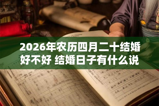 2026年农历四月二十结婚好不好 结婚日子有什么说法