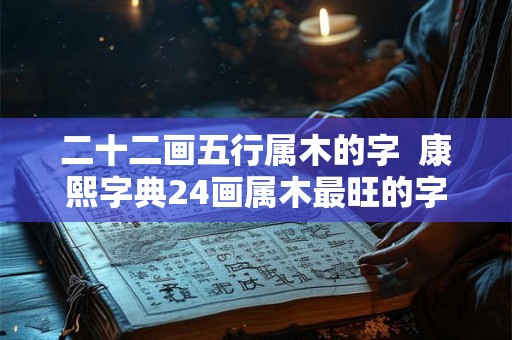 二十二画五行属木的字  康熙字典24画属木最旺的字