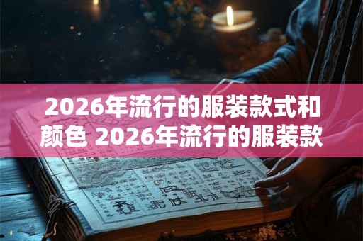 2026年流行的服装款式和颜色 2026年流行的服装款式和颜色是什么