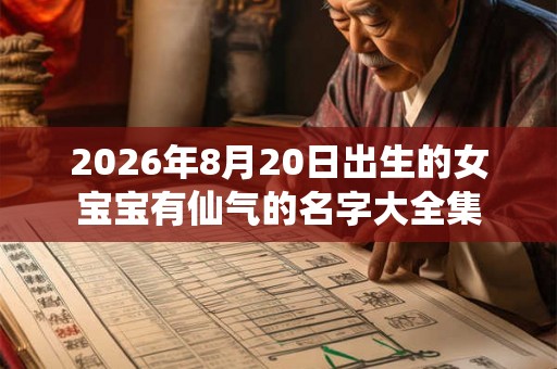 2026年8月20日出生的女宝宝有仙气的名字大全集