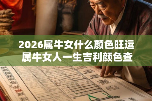 2026属牛女什么颜色旺运 属牛女人一生吉利颜色查询
