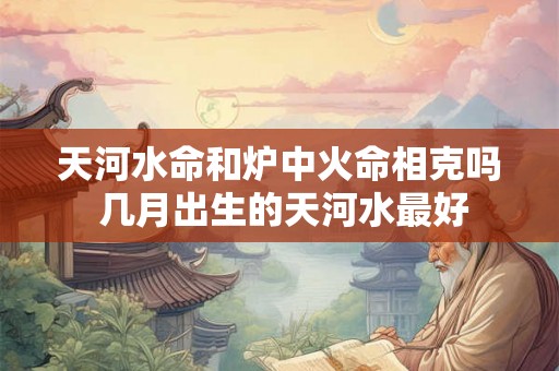 天河水命和炉中火命相克吗 几月出生的天河水最好