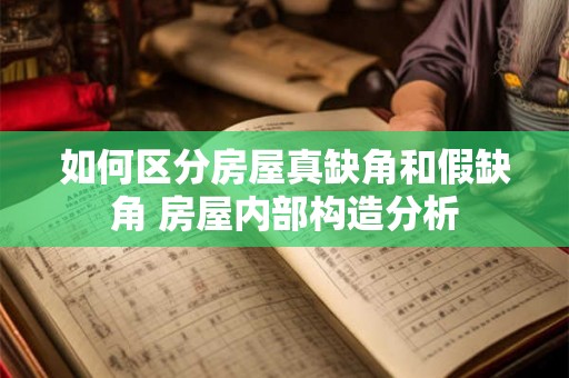 如何区分房屋真缺角和假缺角 房屋内部构造分析