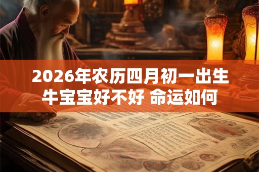 2026年农历四月初一出生牛宝宝好不好 命运如何 2026年农历四月初一出生牛宝宝好不好 命运如何