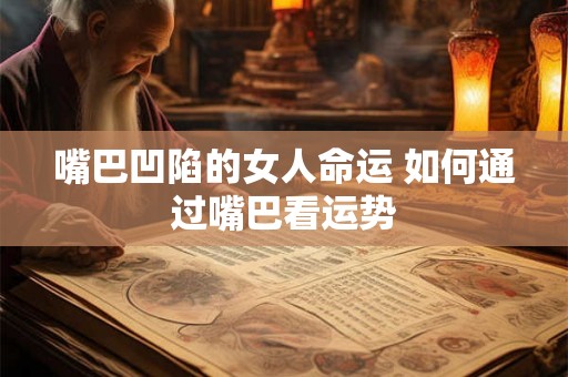 嘴巴凹陷的女人命运 如何通过嘴巴看运势