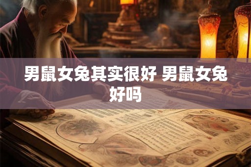 男鼠女兔其实很好 男鼠女兔好吗 男鼠女兔其实很好 男鼠女兔好吗