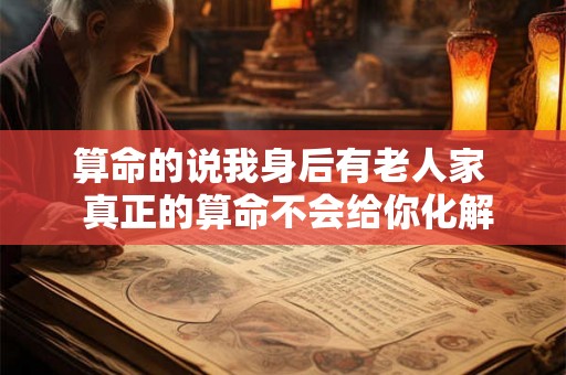 算命的说我身后有老人家  真正的算命不会给你化解的
