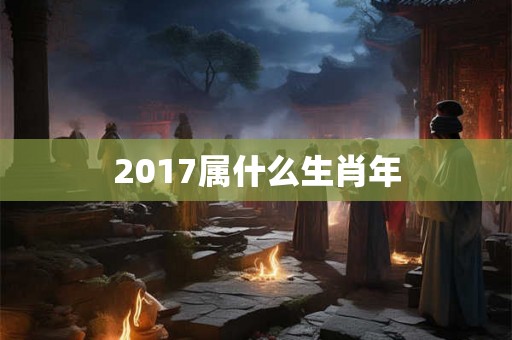 2017属什么生肖年