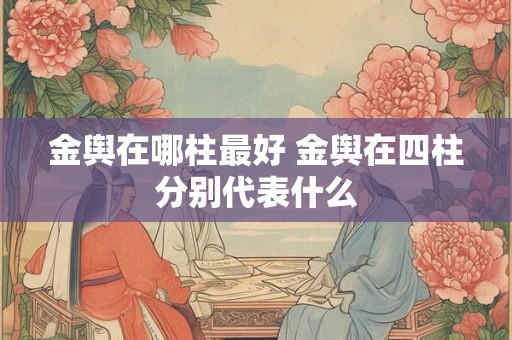 金舆在哪柱最好 金舆在四柱分别代表什么 金舆在哪柱最好 金舆在四柱分别代表什么