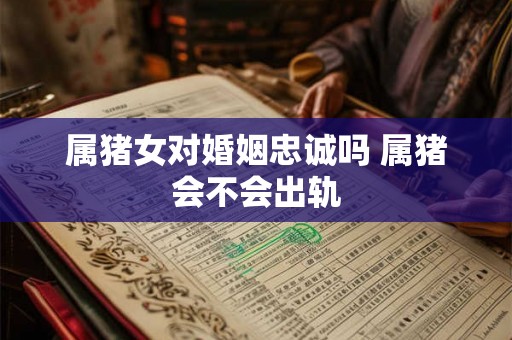 属猪女对婚姻忠诚吗 属猪会不会出轨 属猪女对婚姻忠诚吗 属猪会不会出轨