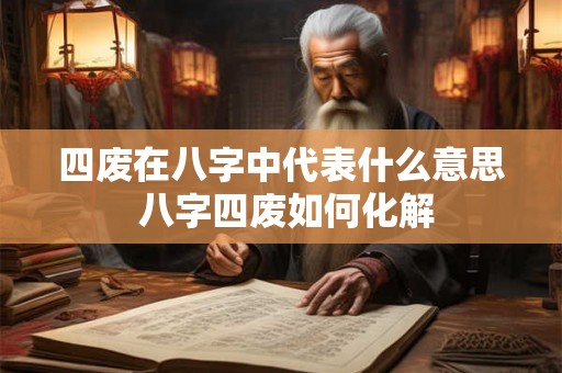 四废在八字中代表什么意思 八字四废如何化解