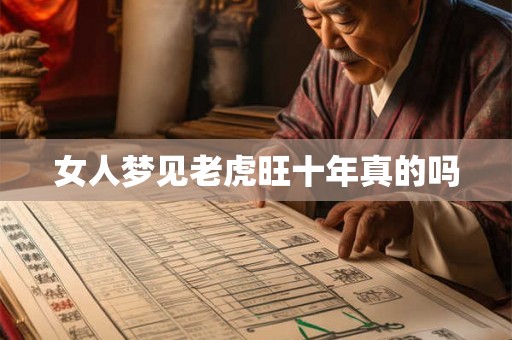 女人梦见老虎旺十年真的吗