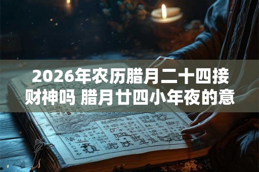 2026年农历腊月二十四接财神吗 腊月廿四小年夜的意义