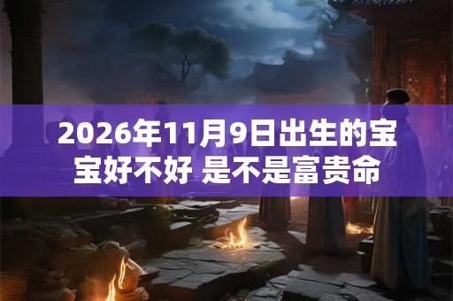 2026年11月9日出生的宝宝好不好 是不是富贵命